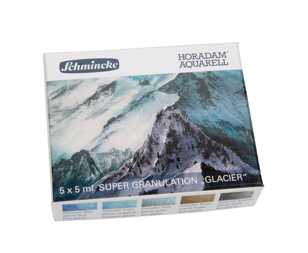 Schmincke HORADAM AQUARELL Supergranulation Watercolour Glacier Set of 5 x 5ml