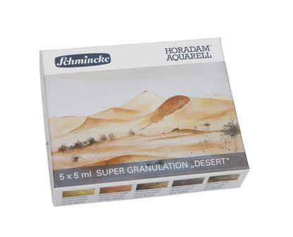 Schmincke HORADAM AQUARELL Aquarelle Supergranulation Désert Coffret de 5 x 5 ml Maintenant ou Jamais