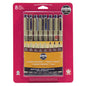 Sakura Pigma Micron Pen - Sepia Set of 8