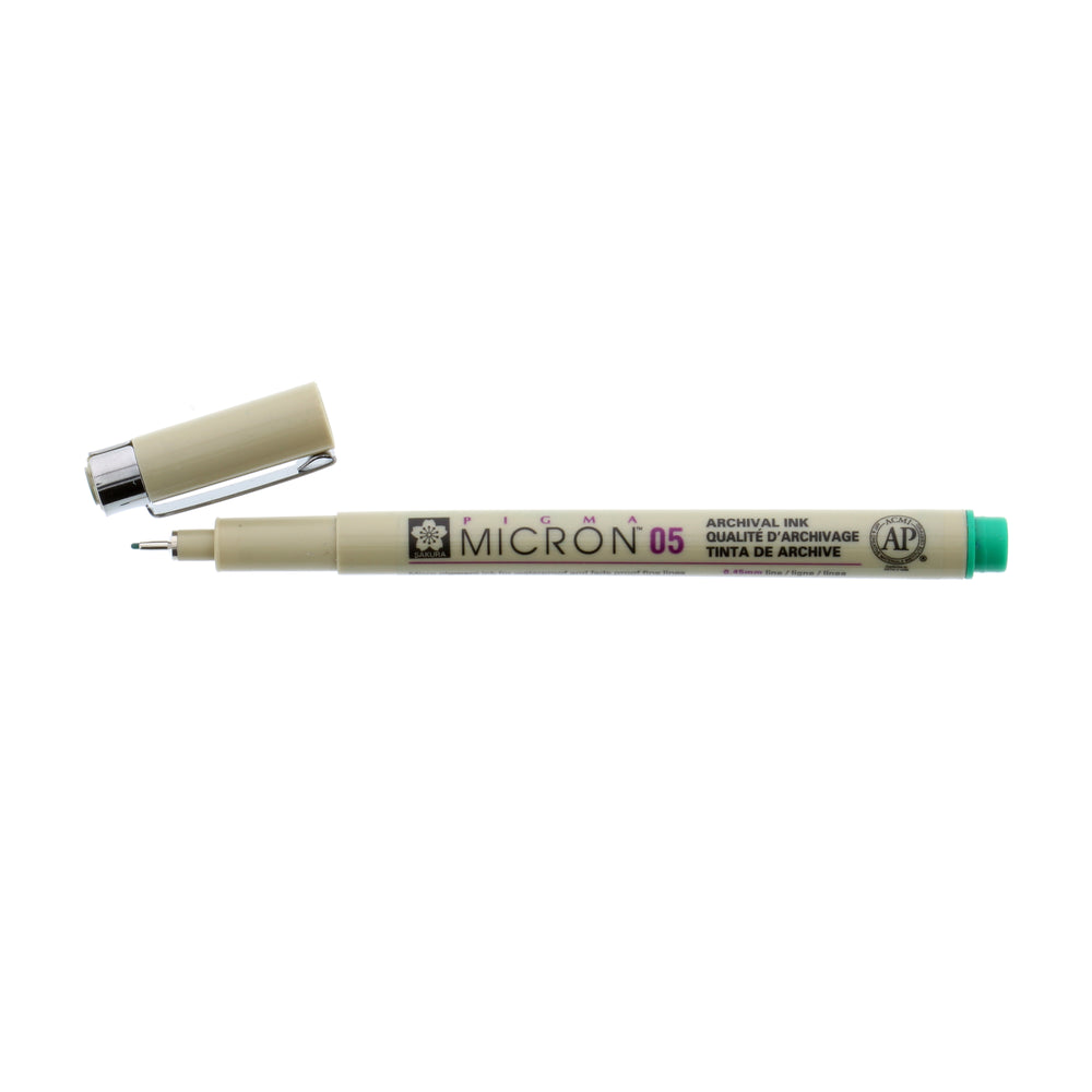 Sakura Pigma Micron Pens - Green