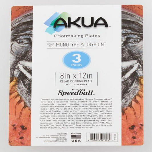 Akua Printmaking Plates - Packs of 3