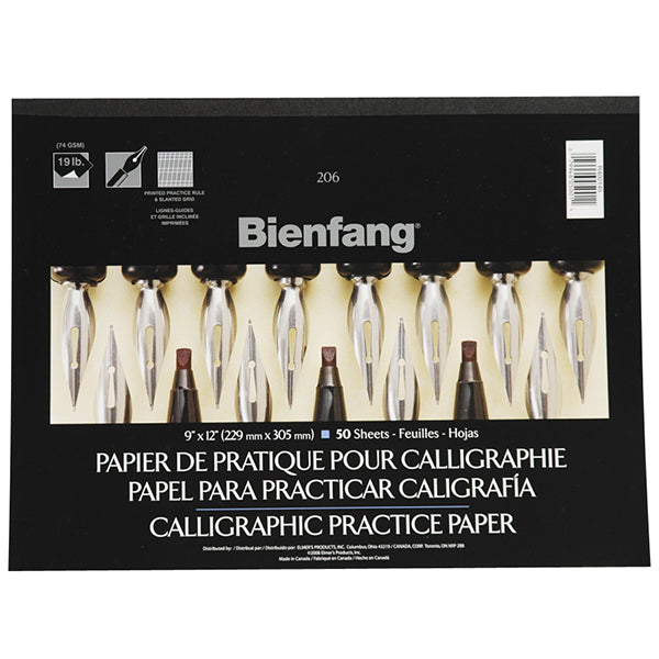 Bienfang Calligraphy Practice Paper Pad 9" x 12"