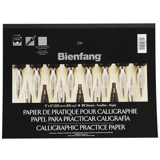 Bienfang Calligraphy Practice Paper Pad 9" x 12"