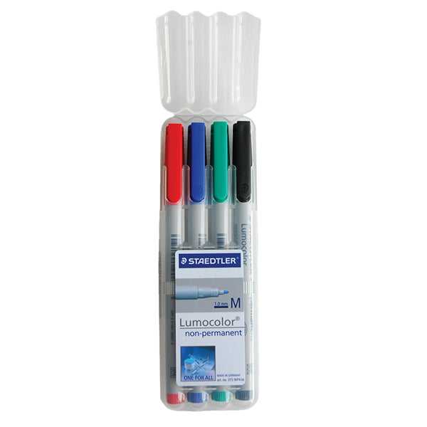 STAEDTLER Lumocolor Pen Set of 4