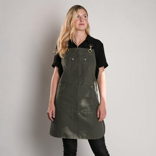 Search & Rescue Denim Co. Barista Apron Olive - Regular
