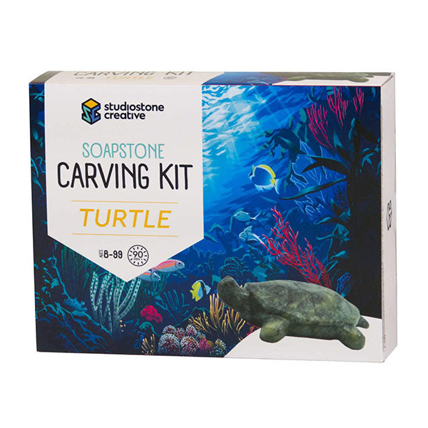 Studiostone Creative Turtle Soapstone Carving Kit
