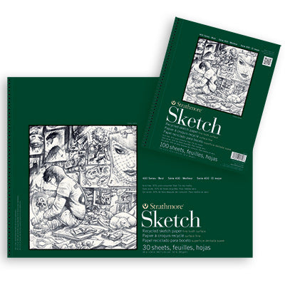 Drawing Paper Example Strathmore 400 Series Recycled Sketch Papers – Opus Art Supplies