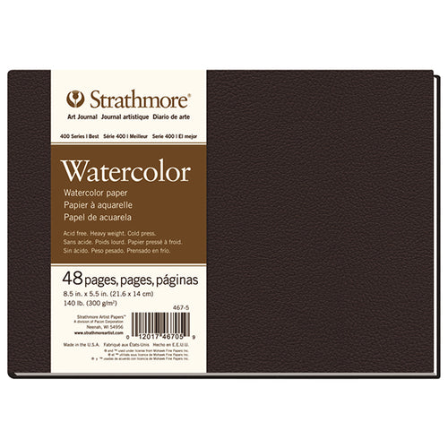 Strathmore 400 Series Watercolor Hardbound Art Journal 8.5" x 5.5"