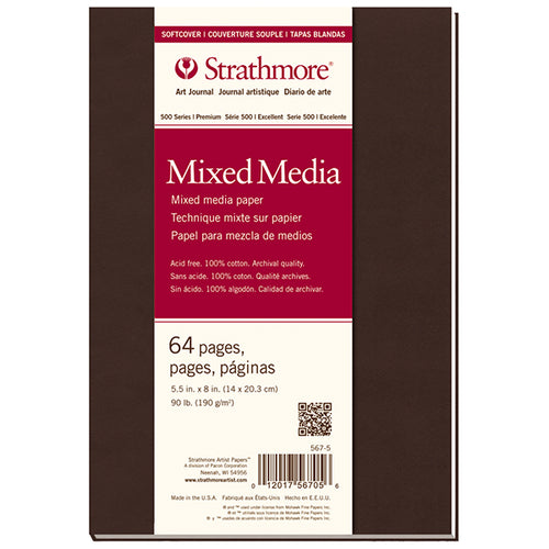 Strathmore 500 Series Mixed Media Softcover Art Journal 5.5" x 8.5"