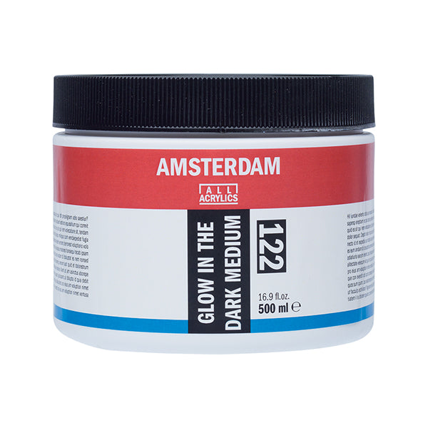 Amsterdam Acrylics Glow in the Dark Medium - 500ml Now or Never