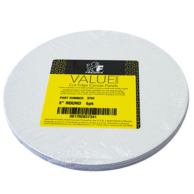 Fredrix Round Canvas Panel Packs