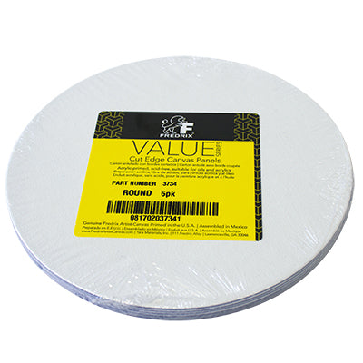Fredrix Round Canvas Panel Packs