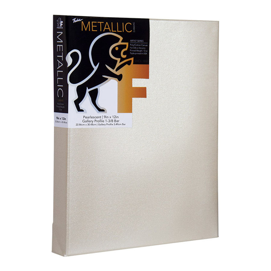 Fredrix Metallic Pre-Stretched Canvas Surfaces