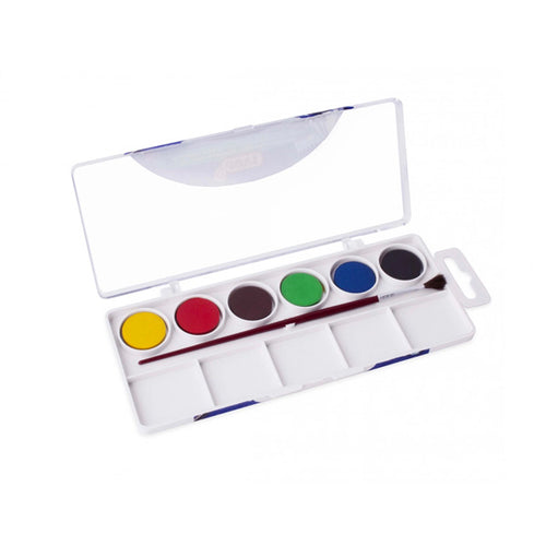 JOVI Watercolours With Brush Set of 6 - Clearance