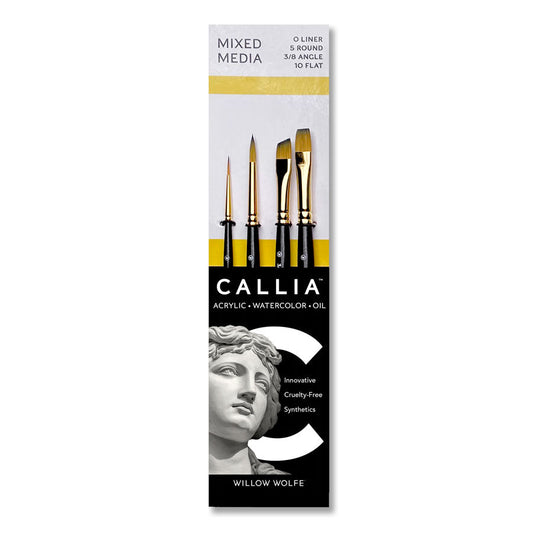 Willow Wolfe Callia Brush Set - All Medium Starter Set of 4