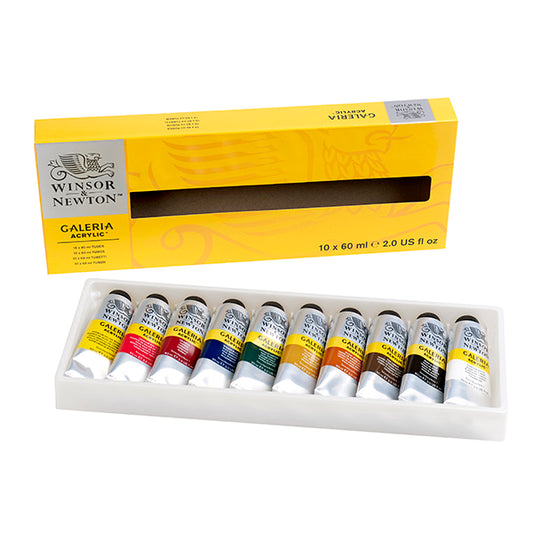 Winsor & Newton Galeria Acrylic Basic Set of 10