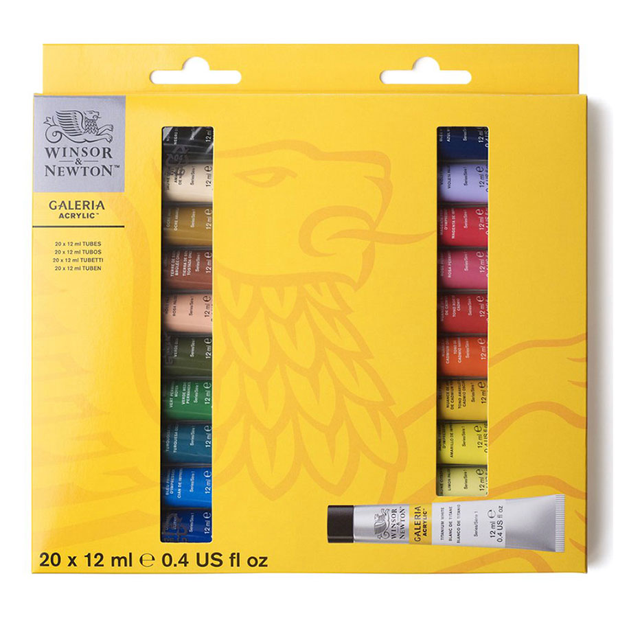 Winsor & Newton Galeria Acrylic Set of 20