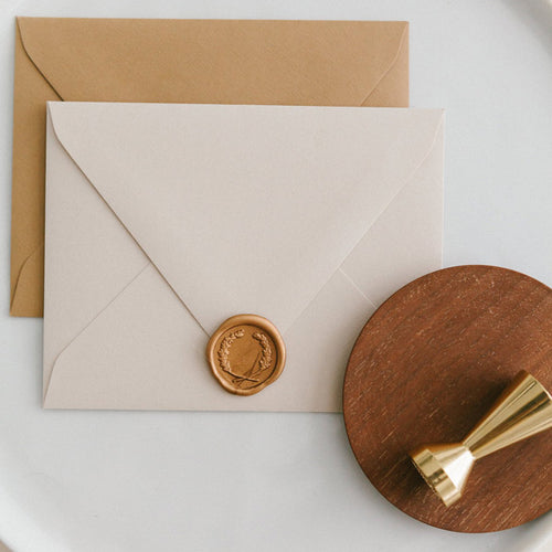 Written Word Laurel Crest Wax Seal - Set of 3 - Clearance