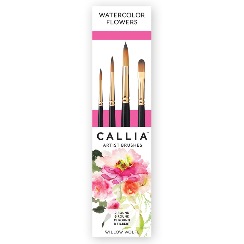 Willow Wolfe Callia Watercolour Flowers Set Opus Art Supplies