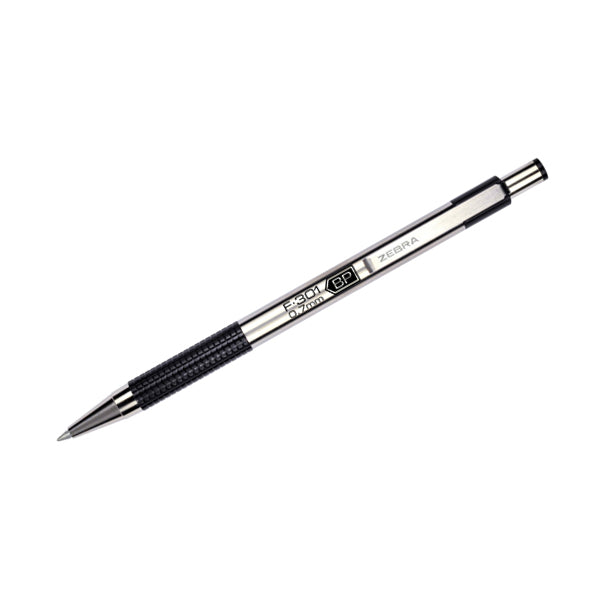 Zebra F-301 Ballpoint Retractable Pen (Black) 0.7mm