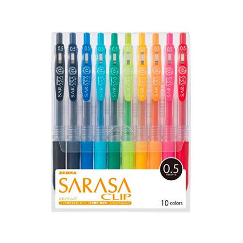 Zebra Sarasa Clip Pen Set of 8