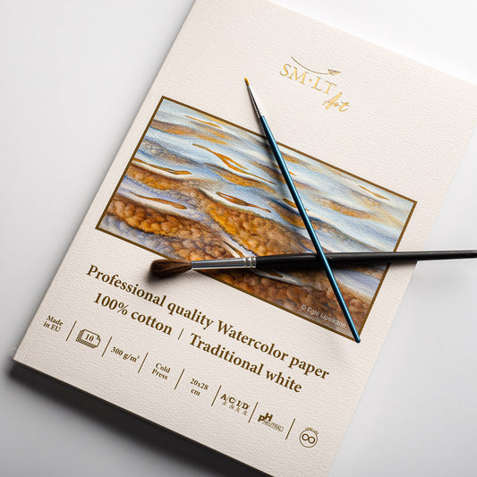 SM•LT Professional Watercolour Stitched Bound Pads – 300gsm - Clearance