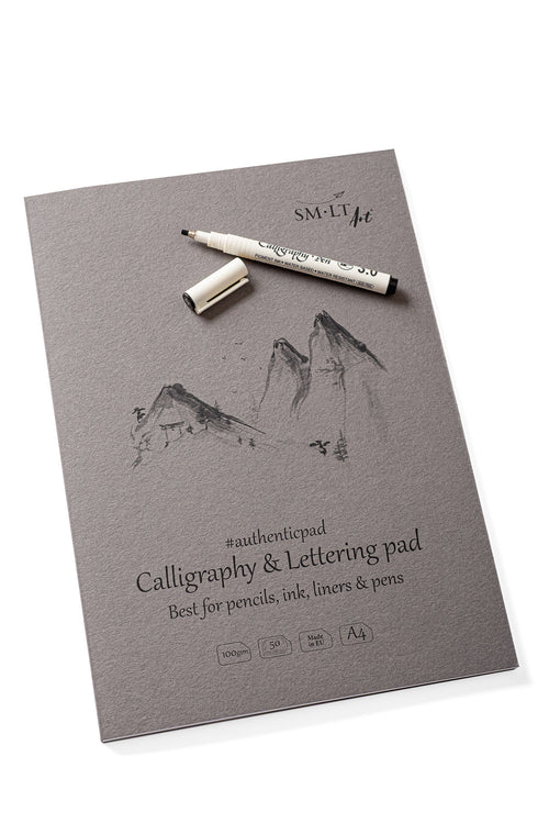 SM•LT #authenticpad in Folder – Calligraphy & Lettering – A4 - Clearance